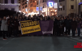 Concentración de la plataforma feminista de Alicante